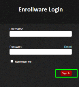 Enrollware Login