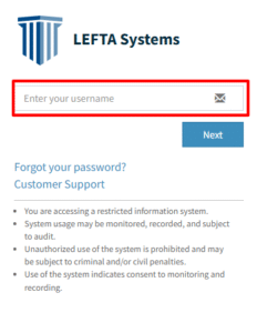 Lefta Shield Login