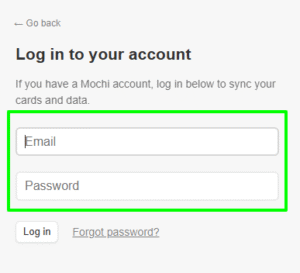 Mochi Login